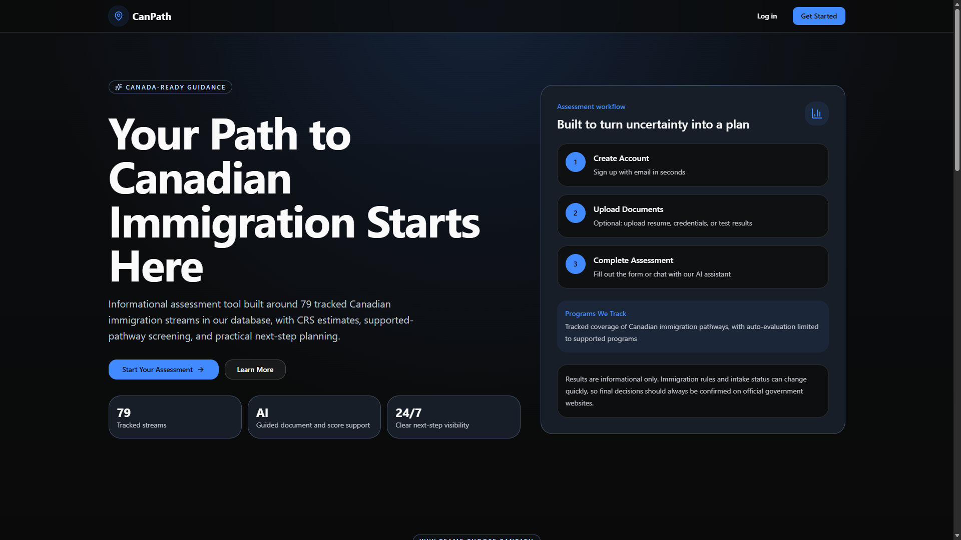 CanPath product landing page preview